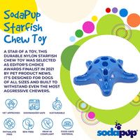 Starfish Nylon Dog Chew Toy for Aggressive Chewers | USA Made | SodaPup - BIG FRENCHIES