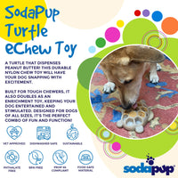 Turtle Nylon Chew Toy - Ultra-Durable Enrichment Toy for Power Chewers USA - BIG FRENCHIES