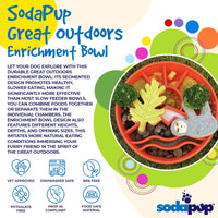 Great Outdoors eBowl - Slow Feeder Dog Bowl & Enrichment | USA Made - BIG FRENCHIES