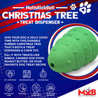 Christmas Tree Dog Toy - Durable Rubber Chew Toy for Large Dogs | USA Made - BIG FRENCHIES
