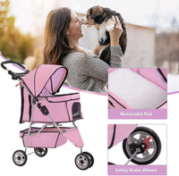 3 Wheels Pet Stroller - BIG FRENCHIES