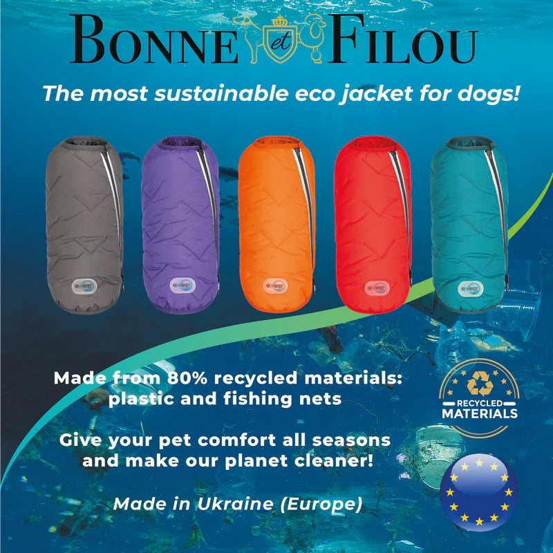 Sustainable Eco-Friendly Dog Jacket / Vest - Made in Ukraine - BIG FRENCHIES