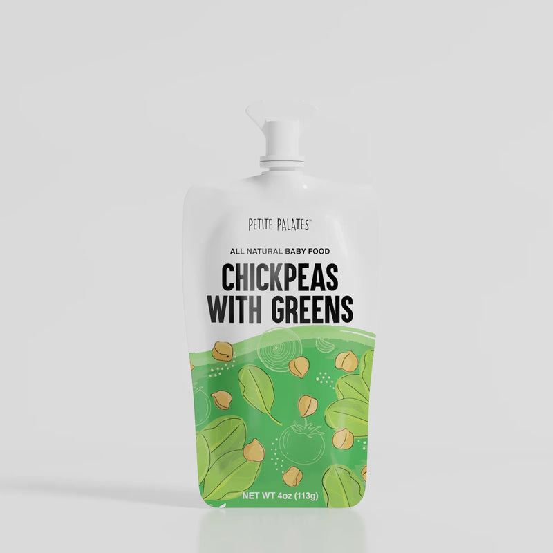 6 Pack of Organic Chickpeas with Greens - BIG FRENCHIES