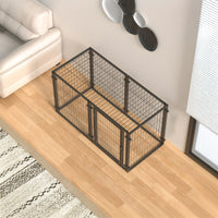47.2" Dog Crate for Small Medium Large Dogs, Puppy Dog Playpen for Yard Indoor Outdoor Use, Pet Dog Cage Kennel (47.2"L 