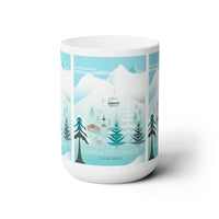 Mammoth Lakes, Winter Ceramic Mug 11oz or 15oz - BIG FRENCHIES