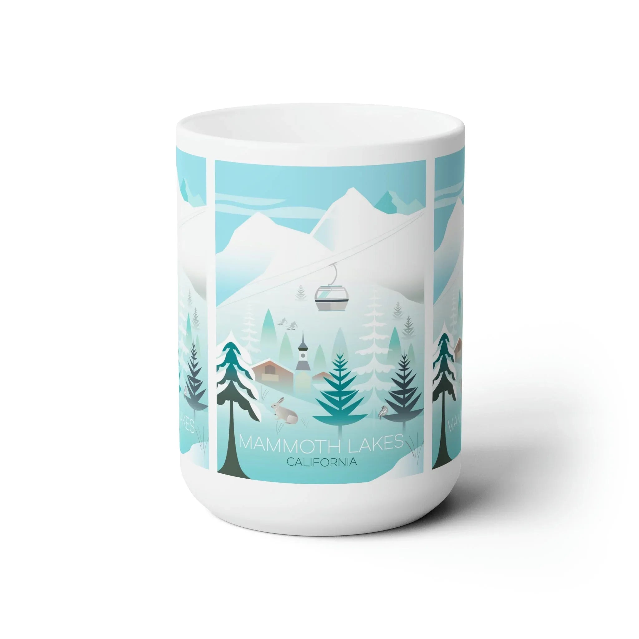 Mammoth Lakes, Winter Ceramic Mug 11oz or 15oz - BIG FRENCHIES