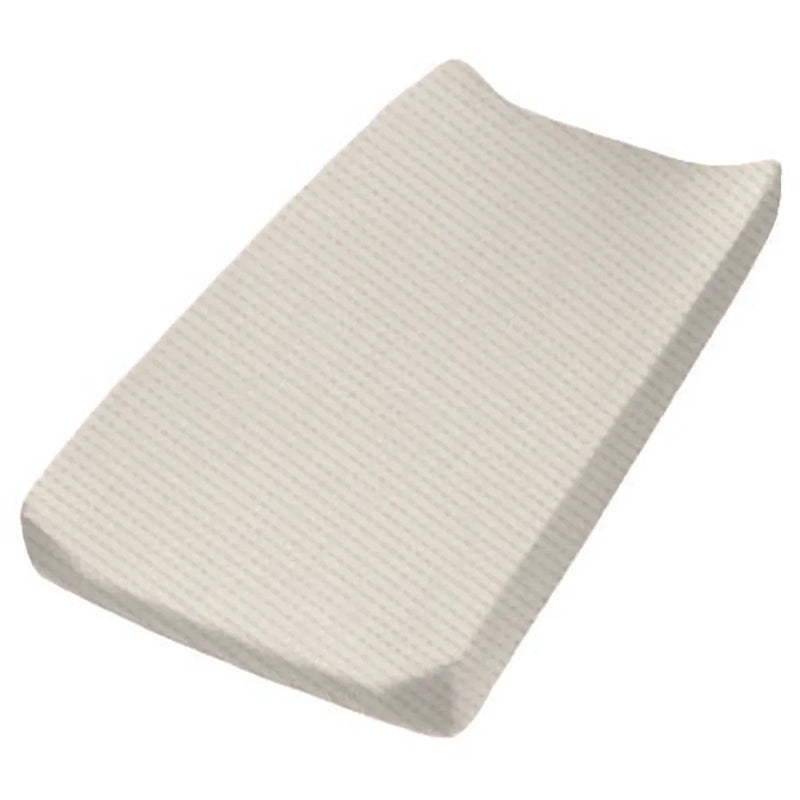 Coco Waffle Ivory Changing Pad Cover - BIG FRENCHIES