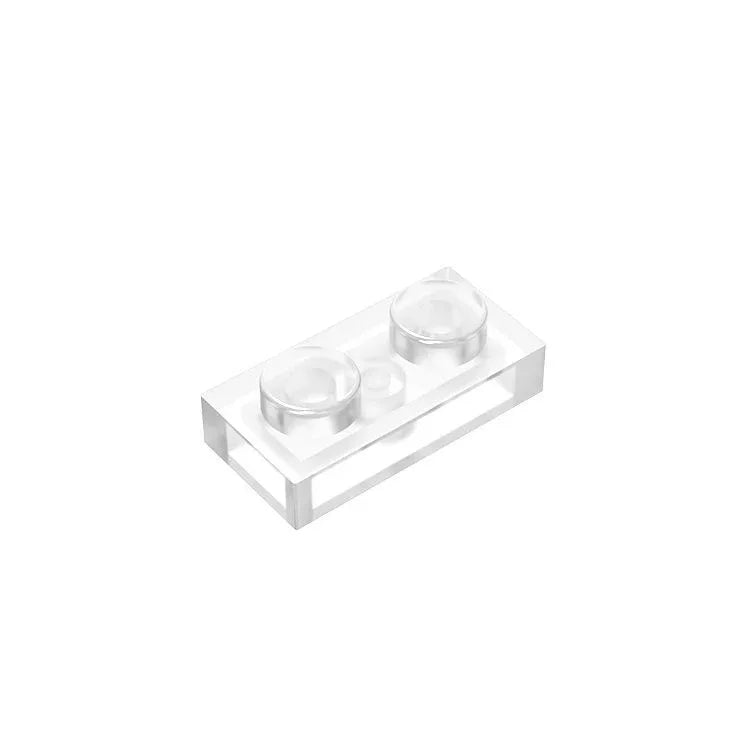 1x2 Transparent Plate Brick 3023 - Quantity of 50 – Choose Color – LEGO® Compatible Bulk Lot - BIG FRENCHIES