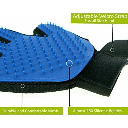 Mr. Peanut's 2 Pak HanD 259 Silicone Pins Pet Grooming Gloves - BIG FRENCHIES