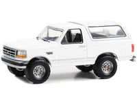 1993 Ford Bronco XLT Oxford White "Hobby Exclusive" Series 1/64 Diecast Model Car by Greenlight