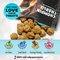Chompin' Charlie Peanut Butter Soft-Baked Dog Treats, 8 oz, Pack of 10