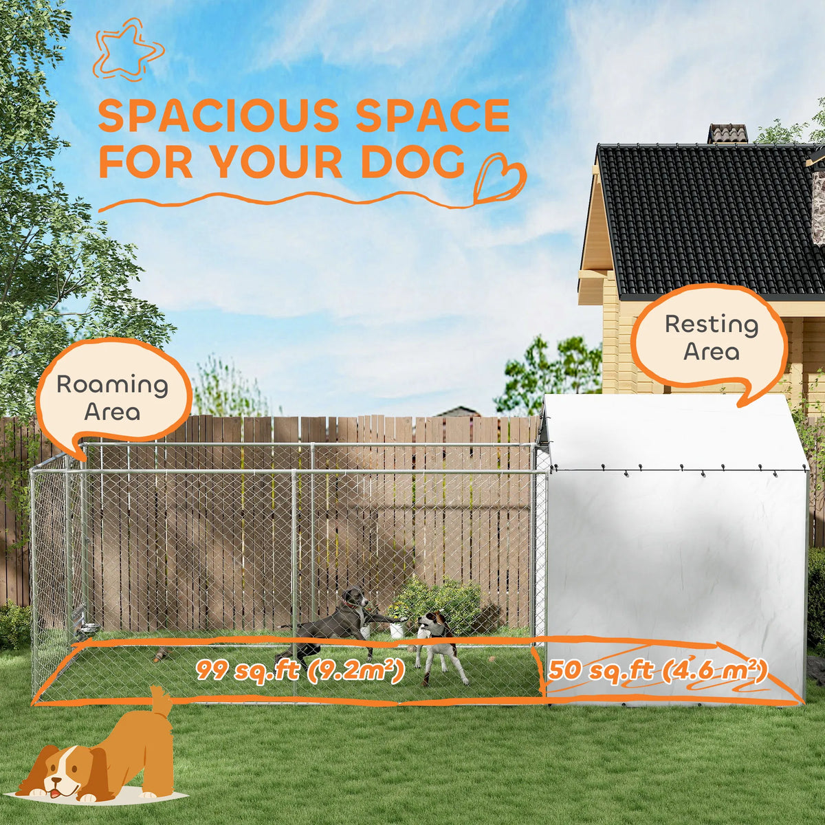 Dog Kennel(Not Supported non-defective remorse returns)
