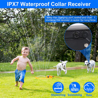 1Set Wireless Electric Dog Fence Pet Shock Boundary Containment System Electric Training Collar For Small Medium Large D
