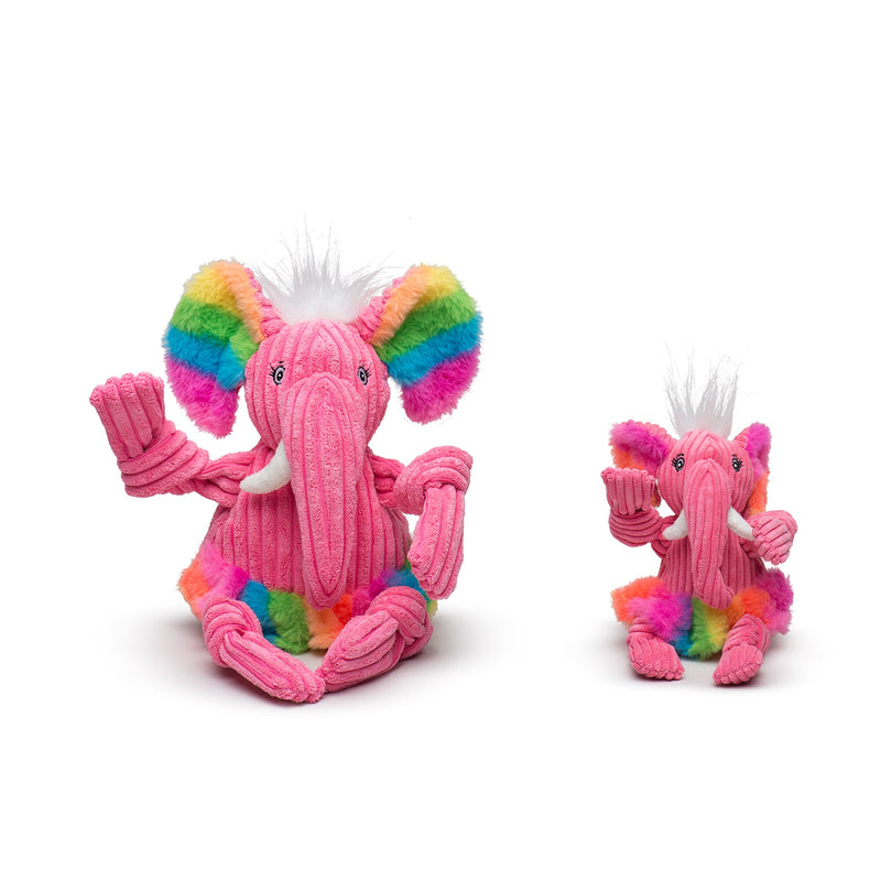 Rainbow Elephant Knottie® Plush Dog Toy - BIG FRENCHIES