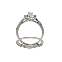.45ct Diamond Engagement Ring Set 14KT White Gold