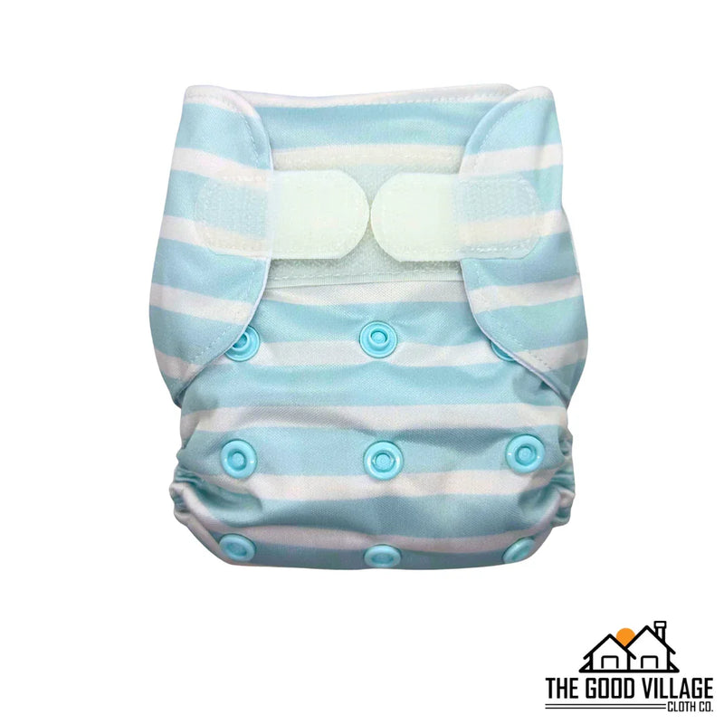 Newborn All-in-One Diaper | Sailor's Breeze - BIG FRENCHIES