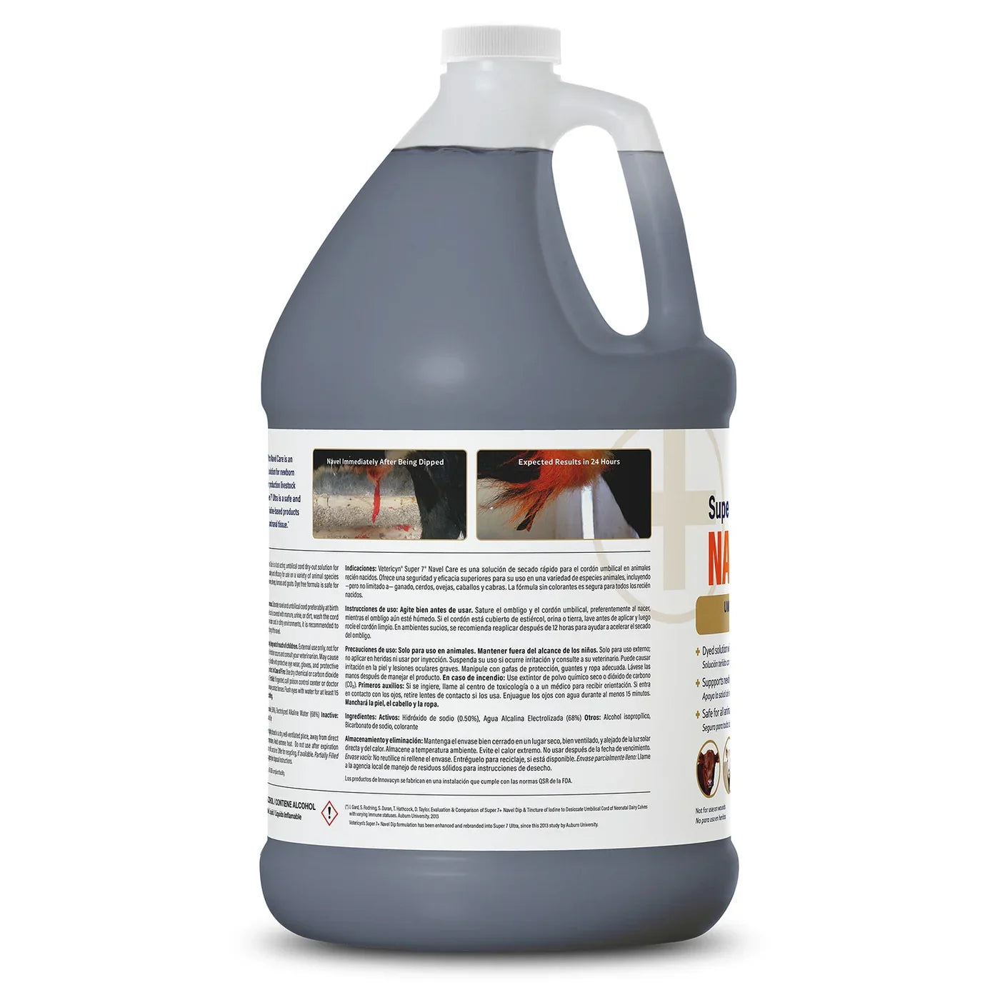 Vetericyn Plus Super 7 Navel Dip for Dogs Cats Horses Animals 1 Gallon