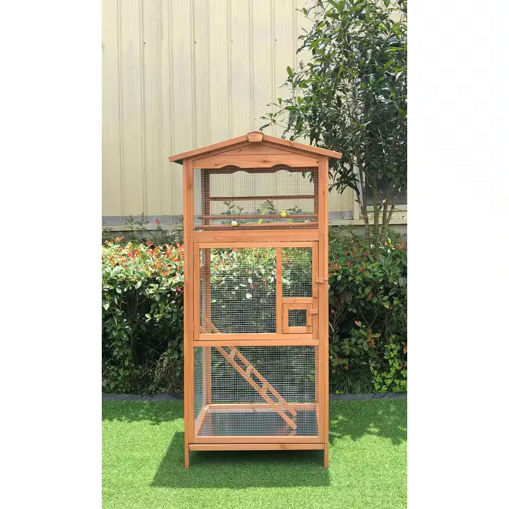 Outdoor Wooden Bird Cage - BIG FRENCHIES