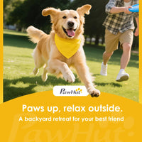 PawHut 20' X 7.5' X 5' Dog Kennel Outdoor For Large Dogs With Waterproof Roof, Silver,For Multiple Parcels Of Goods, Ple
