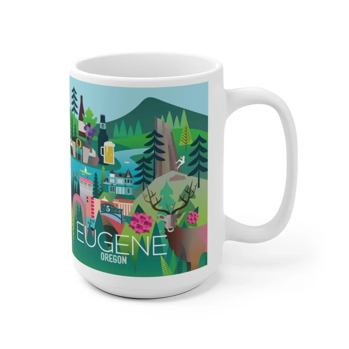EUGENE 11 OZ OR 15 OZ CERAMIC MUG - BIG FRENCHIES