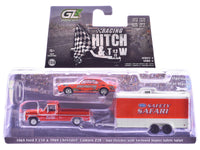 "Racing Hitch & Tow" Series #6 Set of 3 pieces 1/64 Diecast Model Cars by Greenlight