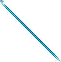 addi addiDuett 3.5mm lime crochet hook with knitting needle tip, about 6 inches long - view 4