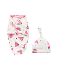 Baby Swaddle Blanket With Cap For Newborn Wrap Cotton Swaddling Bag Baby Envelope Sleep sack Blanket . - BIG FRENCHIES
