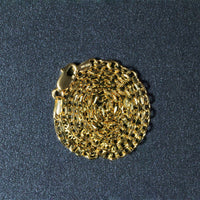 2.3mm 14k Yellow Gold Diamond Cut Cable Link Chain