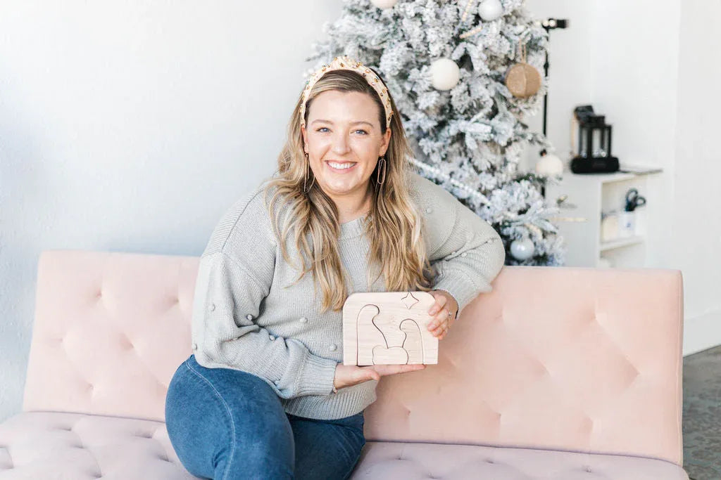 Modern Simple Wooden Nativity Scene Christmas Puzzle - BIG FRENCHIES
