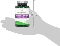 Vet’s Best Cat Hairball Relief Digestive Aid, Vet Formulated Hairball Support Remedy, Hairball Relief for Cats, Classic Chicken Flavor, 60 Chewable Tablets