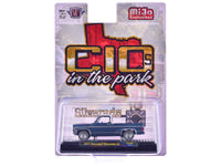 1977 Chevrolet Cheyenne 10 Pickup Truck Blue Metallic with White Top and Blue Interior Limited Edition to 7700 pieces Worldwide 1/64 Diecast Model Car by M2 Machines
