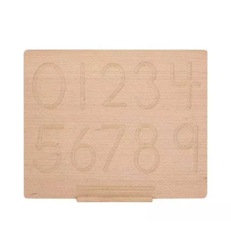 Reversible Number Wooden Tracing Board - BIG FRENCHIES