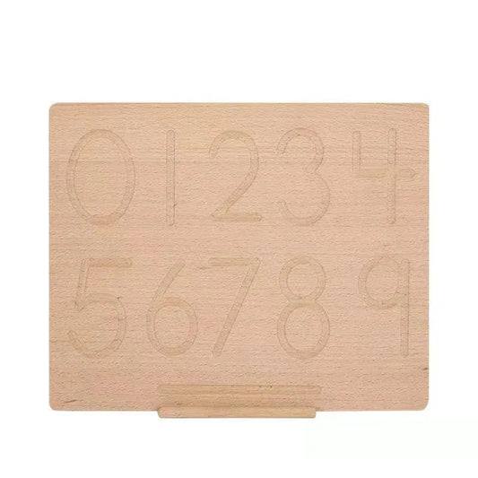 Reversible Number Wooden Tracing Board - BIG FRENCHIES
