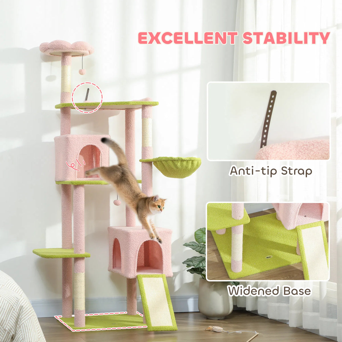 Flower Cat Tree(No shipments on weekends)