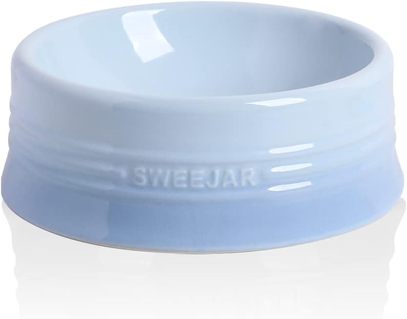 Sweejar Gradient Dog Bowl - Large (32oz) / Gradient Light Blue