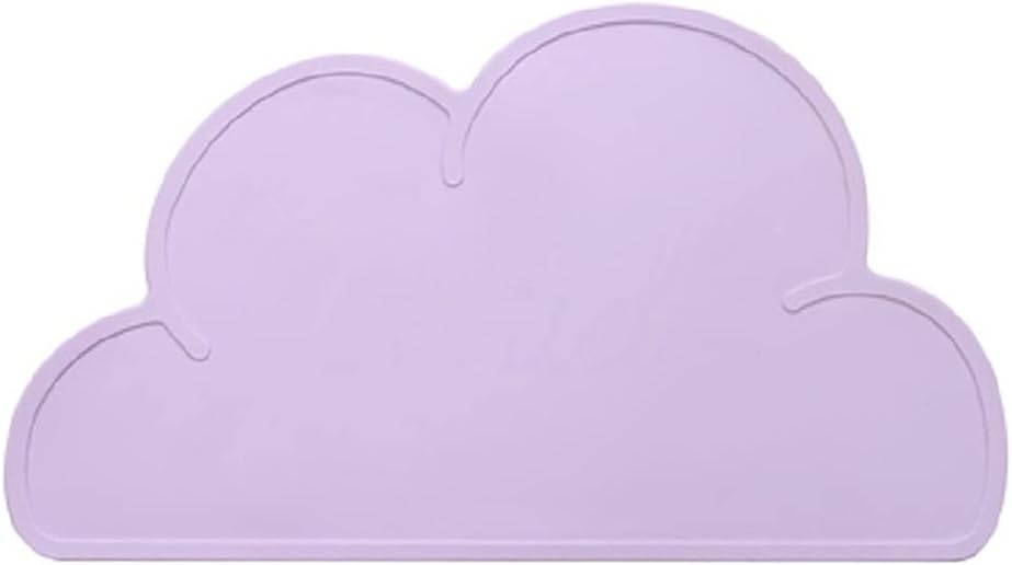 Love Dream Silicone Pet Feeding Food Mat Dog Cat Placemat with Raised - Purple
