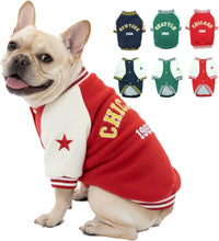 Warm Dog Varsity Jacket Heavyweight Fleece Pet Coat Small-4XL