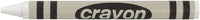 Lucky Art white crayons bulk refill pack, 80 regular size wrapped crayons - view 13
