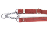 Martingale Coral Reef Leather Dog Collar - BIG FRENCHIES
