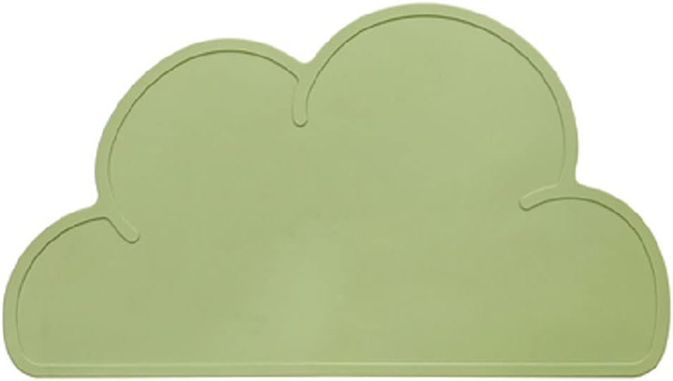 Love Dream Silicone Pet Feeding Food Mat Dog Cat Placemat with Raised - Light Green