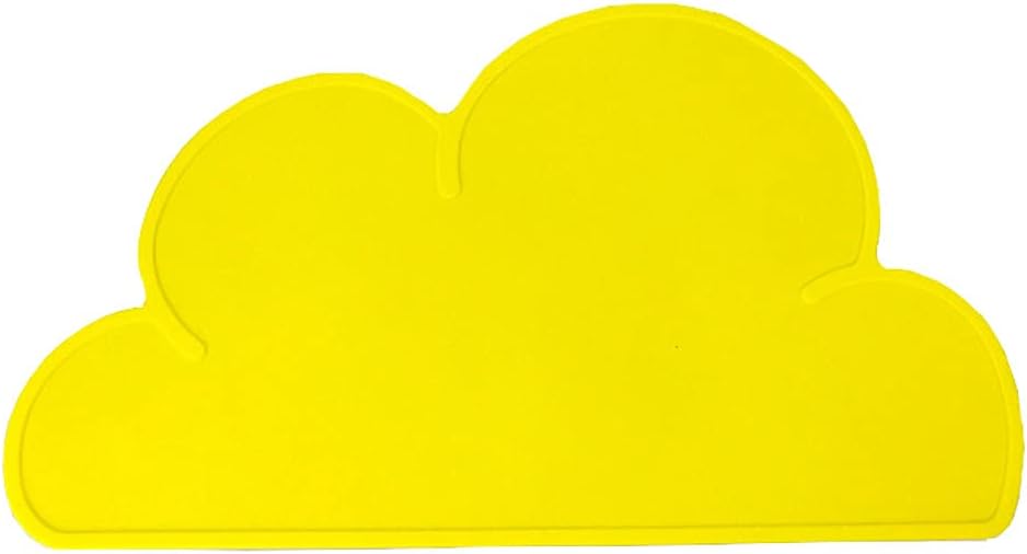 Love Dream Silicone Pet Feeding Food Mat Dog Cat Placemat with Raised - Yellow