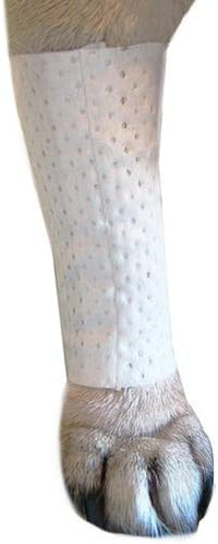 Protective Sleeve Tubular Cover - Bandages - for Dogs Cats and Other Pets First Aid Wound Care Comfortable Non-Adhesive Breathable & Water Resistant 12 Strips (yields 24-36 Covers)-(XX-Small)