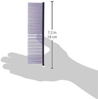 Resco Professional Anti-Static Best Dog, Cat, Pet Grooming Comb, Medium/Coarse Tooth Spacing, 1.5-Inch Pins, Candy Purple