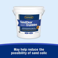 Farnam SandClear Psyllium Crumbles for Horses Digestive Support Sand Colic Risk 3lbs.