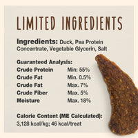 Cadet Gourmet Duck Jerky Dog Treats High Protein Chew 14 oz.