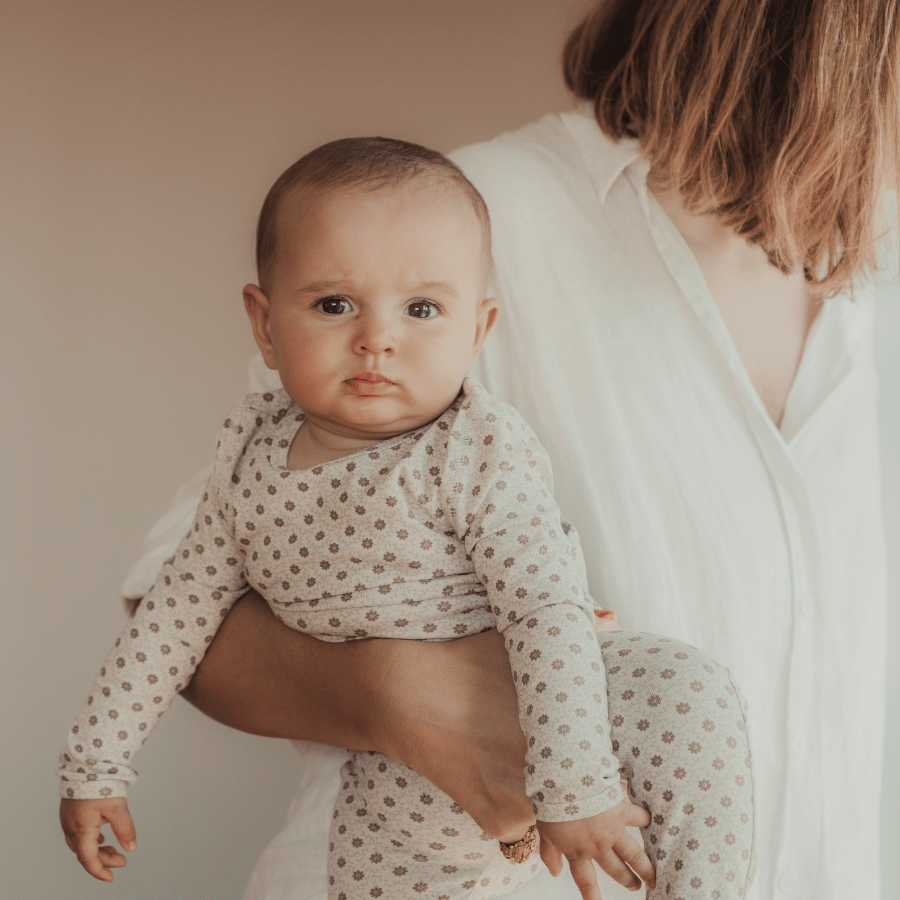 The Printed Romper - Emma Mauve