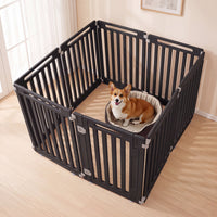 8-Panel Dog Playpen 31.5" Height Indoor Outdoor HDPE