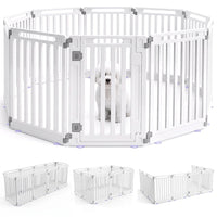 Dog Playpen 10 Panel 31.5" Height Indoor Outdoor Pet Fence