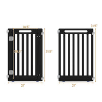 16-Panel Dog Playpen 31.5" Height Indoor Outdoor Pet Gate