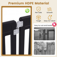 16-Panel Dog Playpen 31.5" Height Indoor Outdoor Pet Gate